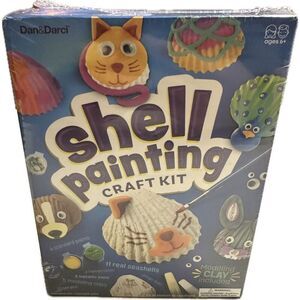 NEW FACTORY‎ Shell Painting Craft Kit - Arts & Crafts Girls Boys Dan & Darci